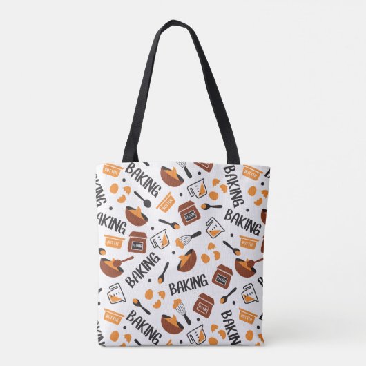 Whisk & Bake Delight: Keuken Bakken Essentials Tote Bag (Achterkant)