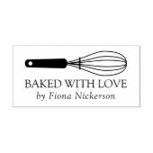Whisk Bked with Love Rubberstempel (Afrduk)
