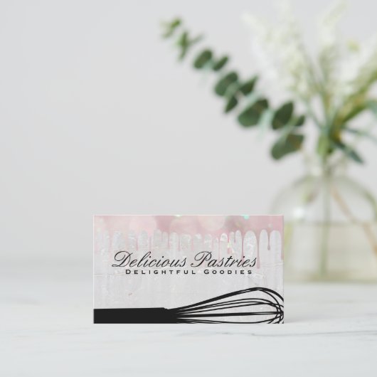 Whisk Cooking Tool | Steen | Drip Visitekaartje (Staand voorkant)