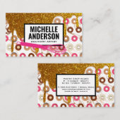 Whisk | Donuts | Golden Icing Visitekaartje (Voorkant / Achterkant)