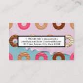 Whisk | Donuts | Icatie-achtergrond Visitekaartje (Achterkant)
