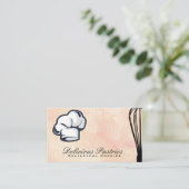 Whisk en Chef Pet Visitekaartje (Staand voorkant)