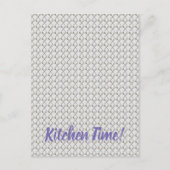 Whisk- en koelspatroon voor keukengerei feestdagenkaart (Voorkant)