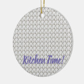 Whisk- en koelspatroon voor keukengerei keramisch ornament (Links)