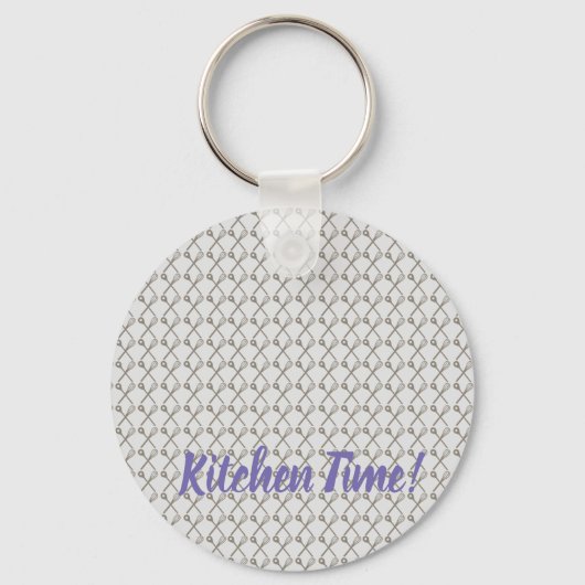Whisk- en koelspatroon voor keukengerei sleutelhanger (Voorkant)
