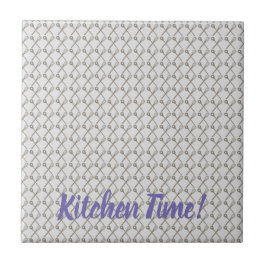 Whisk- en koelspatroon voor keukengerei tegeltje