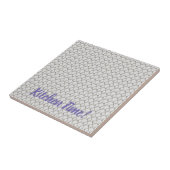 Whisk- en koelspatroon voor keukengerei tegeltje (Zijkant)