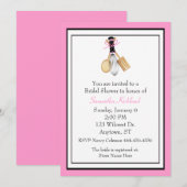 Whisk en Spoons Bridal Shower Invitation Kaart (Voorkant / Achterkant)