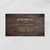 Whisk Flower Kitchen voor bakkerij, catering Visitekaartje (Achterkant)