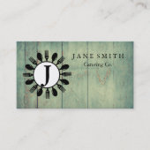 Whisk Flower Kitchen voor bakkerij, catering Visitekaartje (Voorkant)