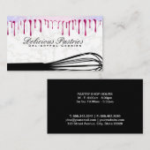 Whisk | Glitter Bokeh Drip Visitekaartje (Voorkant / Achterkant)