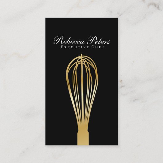 Whisk (goud) | Cultuurmeester Visitekaartje (Voorkant)