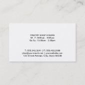 Whisk (goud) | Cultuurmeester Visitekaartje (Achterkant)