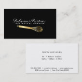 Whisk (goud) | Cultuurmeester Visitekaartje (Voorkant / Achterkant)