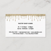 Whisk Goud | Glitter Drip Syrup Visitekaartje (Achterkant)