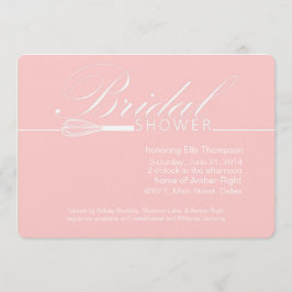Whisk her Away Modern Bridal Shower Kaart
