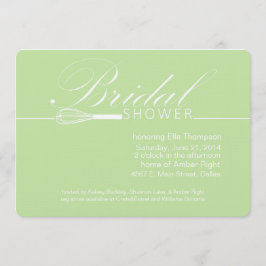 Whisk her Away Modern Bridal Shower Kaart