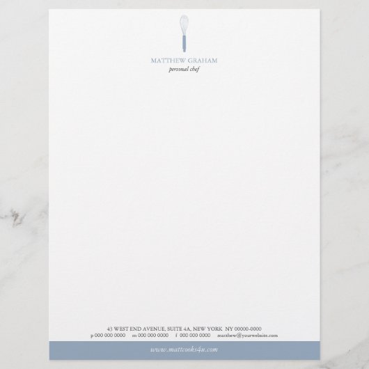 Whisk It Letterhead Persoonlijk Briefhoofd (Voorkant)