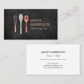 WHISK LEPEL SPATEL op Black Wood Bakkerij, Caterin Visitekaartje (Voorkant / Achterkant)