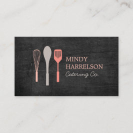 WHISK LEPEL SPATEL op Black Wood Bakkerij, Caterin Visitekaartje