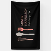 WHISK LEPEL SPATULA LOGO IV voor Bakkerij, Caterin Spandoek (Verticaal)