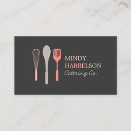 WHISK LEPEL SPATULA LOGO IV voor Bakkerij, Caterin Visitekaartje