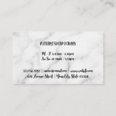 Whisk Logo | Baken-ingrediënten en -instrumenten Visitekaartje (Achterkant)