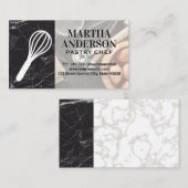 Whisk Logo | Baken-ingrediënten en -instrumenten Visitekaartje (Voorkant / Achterkant)