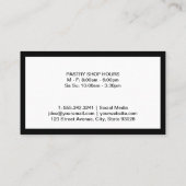 Whisk Logo | Bakkersingrediënten Visitekaartje (Achterkant)