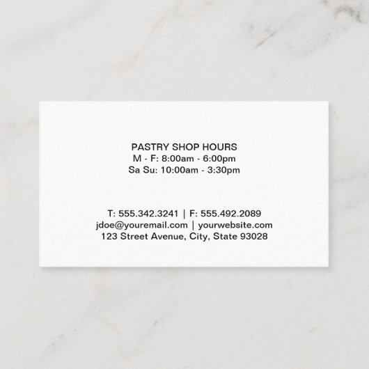 Whisk Logo | Folding Dough Visitekaartje (Achterkant)