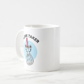 Whisk neemt Funny Baking Pun Koffiemok (Voorkant links)