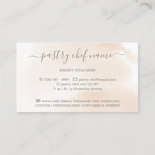 Whisk Signature bakkerij Visitekaartje (Achterkant)