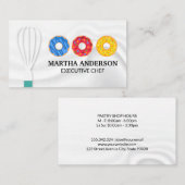 Whisk | Silky Background | Donuts Visitekaartje (Voorkant / Achterkant)