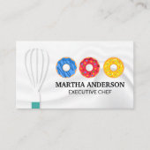 Whisk | Silky Background | Donuts Visitekaartje (Voorkant)