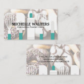 Whisk Spatula Rolling Pin | Donuts Visitekaartje (Voorkant / Achterkant)