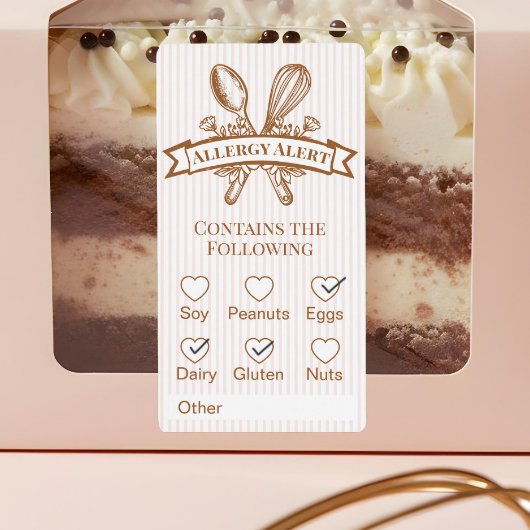 Whisk Spoon Bakery Allergy Alert Baked Goods Food Etiket