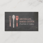 WHISK SPOON SPATULA LOGO Bakkerij Visitekaartje (Voorkant)