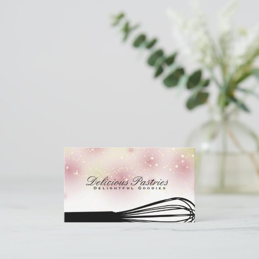 Whisk | Star Dust Visitekaartje (Staand voorkant)