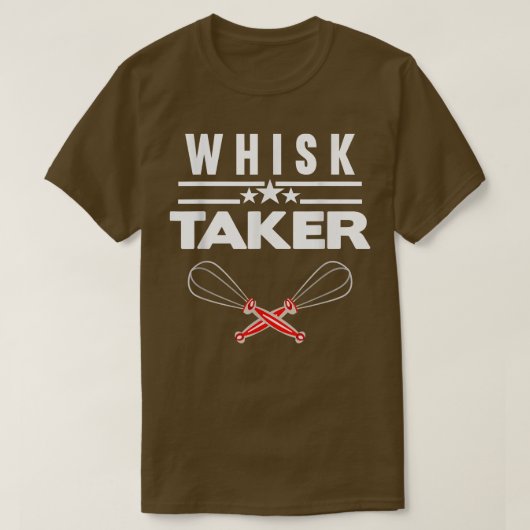 Whisk Taker Bake Baker T-shirt (Design voorkant)