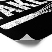 Whisk Taker Funny King Pun Shirt Gift Poster (Hoek)