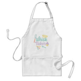Whisk Taker – Speelse Pastelkleurige Keukenschort Standaard Schort