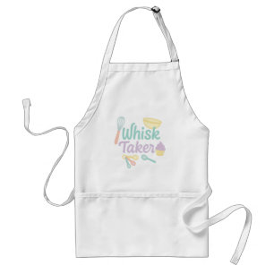 Whisk Taker – Speelse Pastelkleurige Keukenschort Standaard Schort