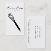 Whisk variatie | Culinary Master II Visitekaartje (Voorkant / Achterkant)