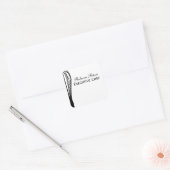 Whisk Vierkante Sticker (Envelop)