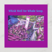 Whisk Well for Whale Soup Menu (Voorkant)