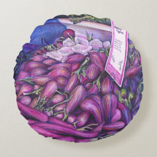 Whisk Well for Whale Soup Rond Kussen