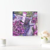 Whisk Well for Whale Soup Vierkante Klok (Huis)