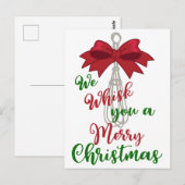 Whisk you Merry Kerstmis Briefkaart (Voorkant / Achterkant)