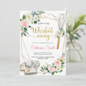 Whisked Away Bridal Shower Invitation Kaart (Staand voorkant)