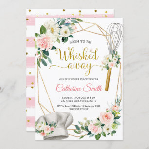 Whisked Away Bridal Shower Invitation Kaart